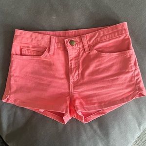 Coral shorts denim American apparel 25